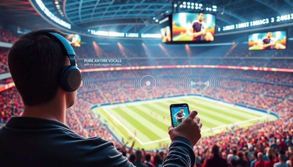 Влияние акустики арены на звучание гимнов и крики болельщиков - иллюстрация