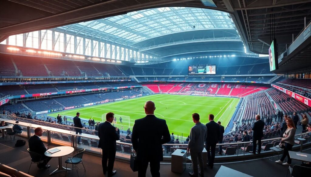 История появления платных зон для болельщиков на арене - иллюстрация