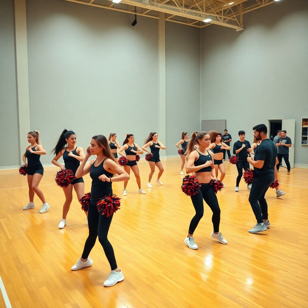 Как проходят тренировки хореографии болельщиков на стадионе