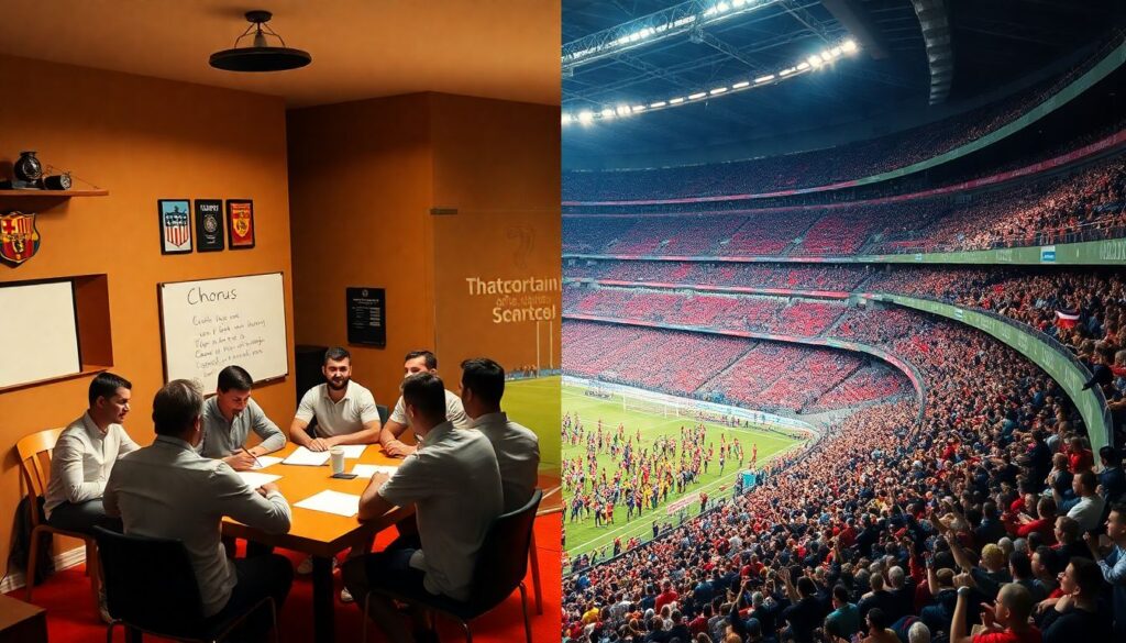 Психология поддержки: как массовая пение влияет на игру - иллюстрация