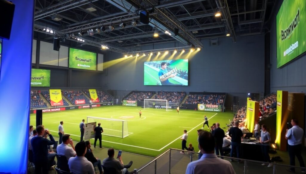 Как организовать фан-зону на противостояние соперников - иллюстрация