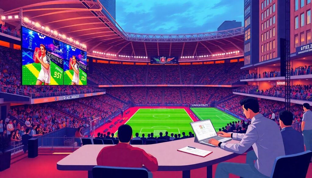 Как организовать фан-зону на противостояние соперников - иллюстрация