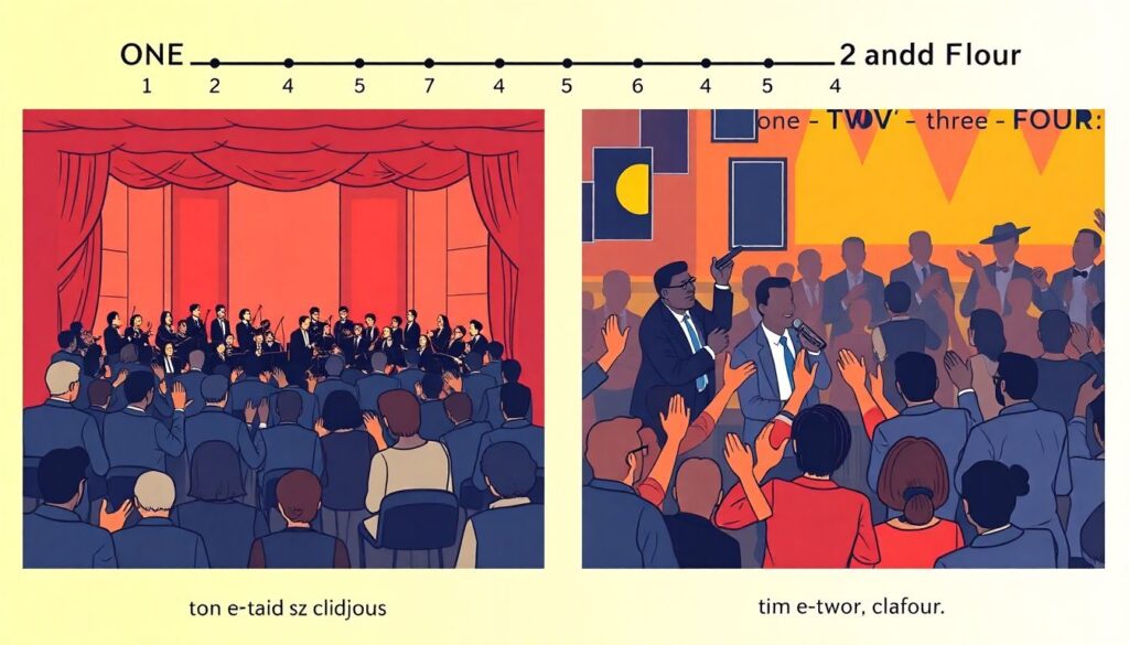Тактика поддержки: когда и как хлопать в такт - иллюстрация