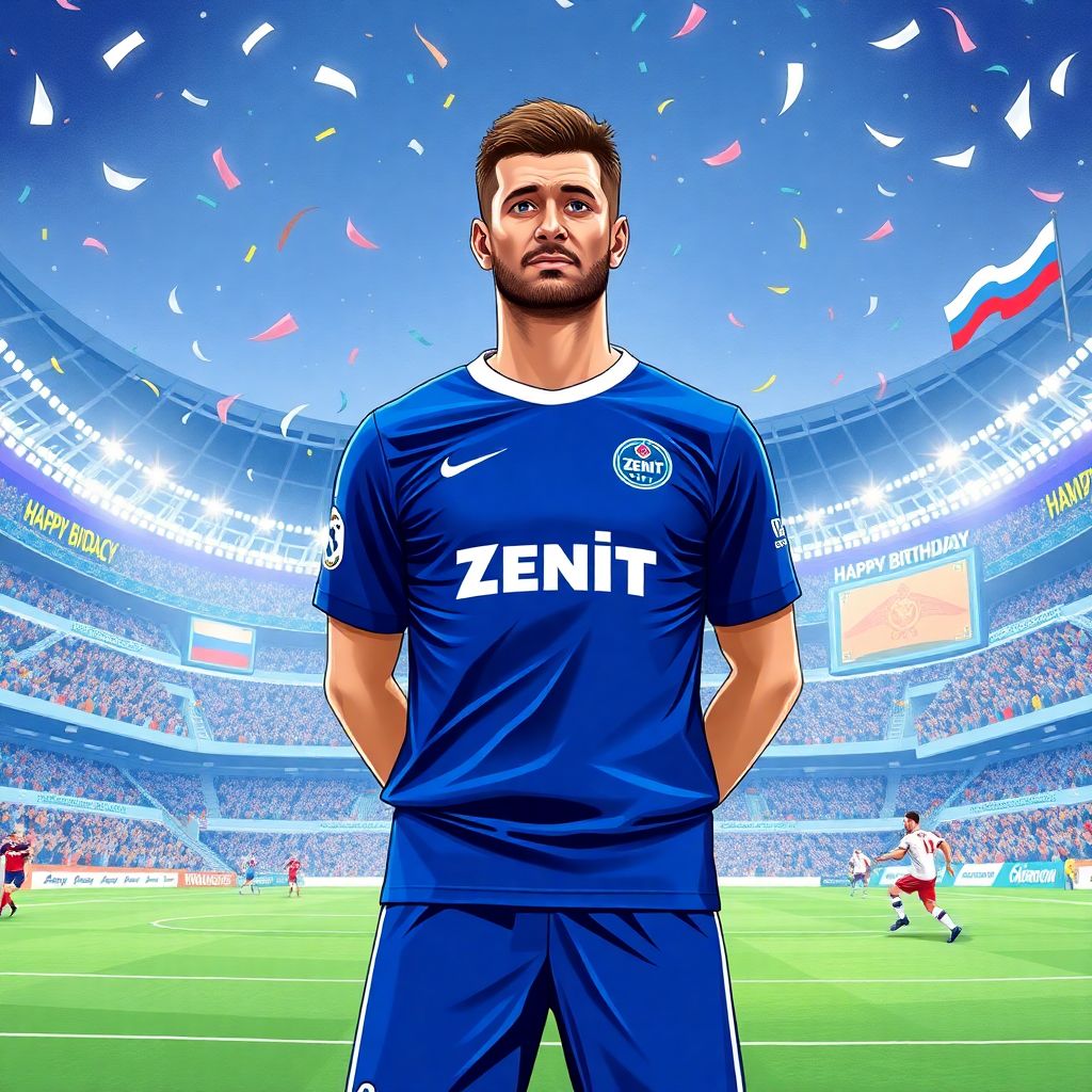 Зенит поздравил Эраковича с днем рождения и подчеркнул его роль в команде