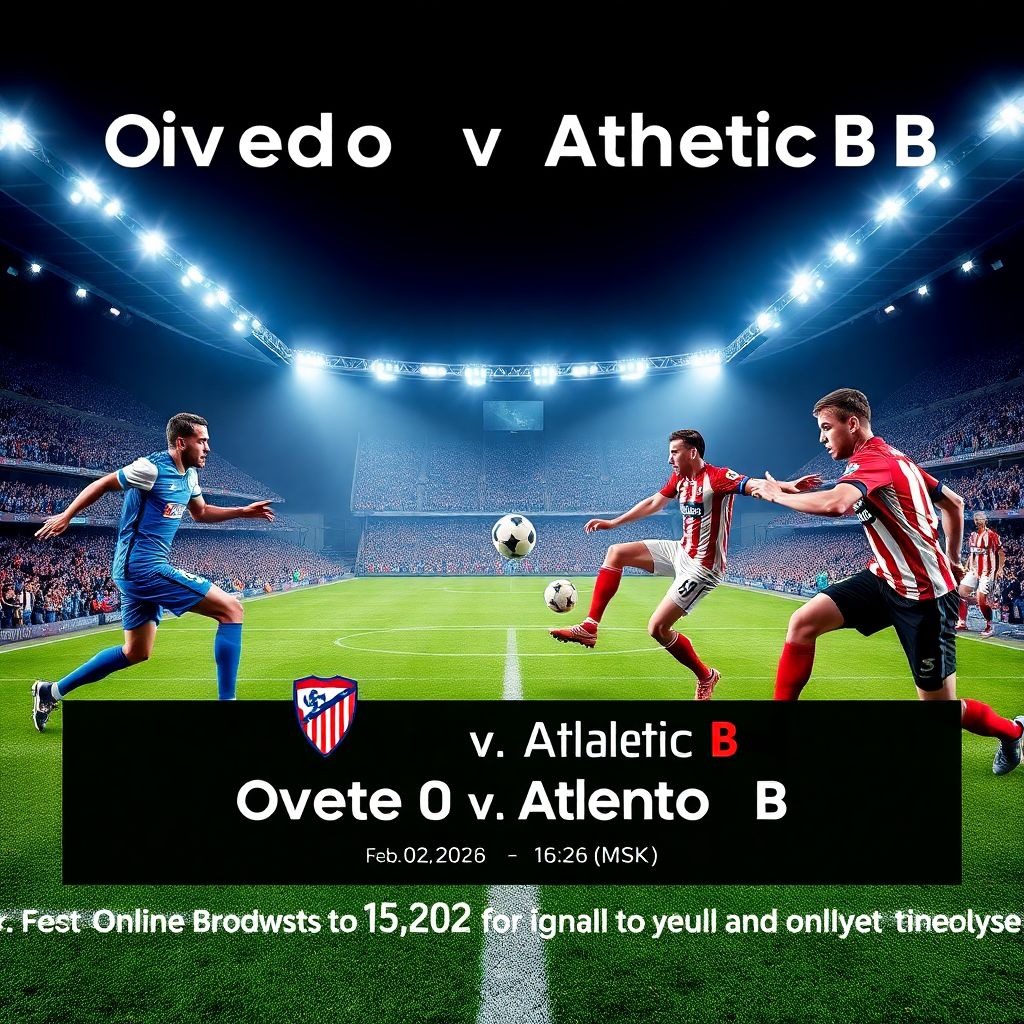 Овьедо – Атлетик Б: прямая трансляция 15 февраля 2026, где смотреть онлайн